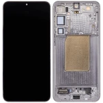 Samsung Galaxy S25 Plus Display + Frame (120Hz) - Silver Shadow Soft oled