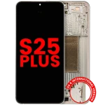 Samsung Galaxy S25 Plus Display + Frame - Pink Gold Soft Oled AM Plus