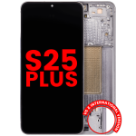 Samsung Galaxy S25 Plus Display + Frame - Silver Shadow Soft Oled AM Plus