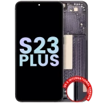 Samsung Galaxy S23 Plus Display + Frame - Phantom Black SVP