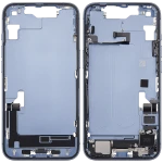Apple iPhone 14 Middle Frame with Small Parts - Blue Pulled B