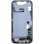 Apple iPhone 14 Middle Frame with Small Parts - Blue Pulled B