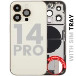 Apple iPhone 14 Pro Housing with Small Parts - Gold Pulled A