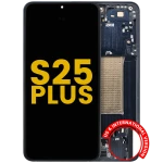 Samsung Galaxy S25 Plus Display + Frame - Blue Black Refurbished