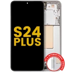 Samsung Galaxy S24 Plus Display + Frame - Marble Gray Refurbished