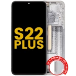 Samsung Galaxy S22 Plus Display + Frame - White Refurbished