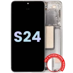 Samsung Galaxy S24 Display + Frame - Amber Yellow SVP