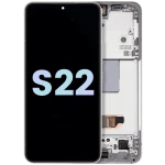 Samsung Galaxy S22 Display + Frame - White SVP