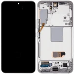 Samsung Galaxy S22 Display + Frame - White SVP