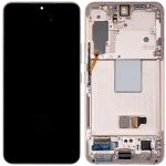 Samsung Galaxy S22 Display + Frame - Pink Gold SVP