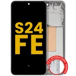Samsung Galaxy S24 FE Display + Frame - Gray Refurbished