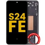 Samsung Galaxy S24 FE Display + Frame - Graphite Refurbished