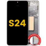 Samsung Galaxy S24 Display + Frame - Marble Gray Refurbished