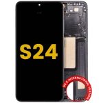 Samsung Galaxy S24 5G Display + Frame - Refurbished Onyx Black