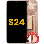 Samsung Galaxy S24 Display + Frame - Sandstone Orange Refurbished