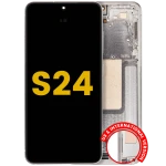 Samsung Galaxy S24 Display + Frame - Amber Yellow Refurbished