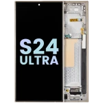 Samsung Galaxy S24 Ultra Display + Frame - Titanium Yellow SVP