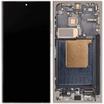 Samsung Galaxy S24 Ultra Display + Frame - Titanium Gray SVP