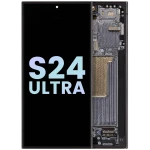 Samsung Galaxy S24 Ultra Display + Frame - Titanium Black SVP