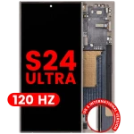 Samsung Galaxy S24 Ultra Display + Frame (120Hz) - Titanium Gray Soft Oled