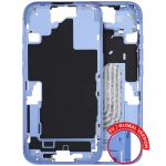 Apple iPhone 16 Middle Frame with Small Parts (No Charger Flex) - Ultramarine Pulled B