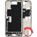 Apple iPhone 16 Pro Max Middle Frame with Small Parts (No Charger Flex) - White Titanium Pulled C