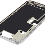 Apple iPhone 16 Pro Max Middle Frame with Small Parts (No Charger Flex) - White Titanium Pulled C