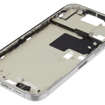 Apple iPhone 16 Pro Max Middle Frame with Small Parts (No Charger Flex) - White Titanium Pulled C