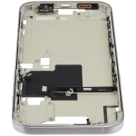Apple iPhone 16 Pro Max Middle Frame with Small Parts (No Charger Flex) - White Titanium Pulled C