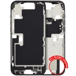 Apple iPhone 16 Pro Max Middle Frame with Small Parts (No Charger Flex) - Black Titanium Pulled C
