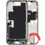 Apple iPhone 16 Pro Max Middle Frame with Small Parts (No Charger Flex) - Natural Titanium Pulled B