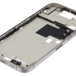 Apple iPhone 16 Pro Max Middle Frame with Small Parts (No Charger Flex) - Natural Titanium Pulled B