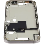 Apple iPhone 16 Pro Max Middle Frame with Small Parts (No Charger Flex) - Natural Titanium Pulled B