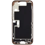 Apple iPhone 16 Pro Max Middle Frame with Small Parts (No Charger Flex) - Desert Titanium Pulled B
