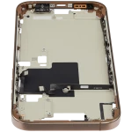 Apple iPhone 16 Pro Max Middle Frame with Small Parts (No Charger Flex) - Desert Titanium Pulled B