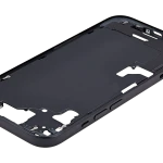 Apple iPhone 15 Middle Frame with Small Parts (No Charger Flex) - Black Pulled C