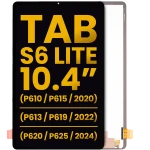 Samsung Galaxy Tab S6 Lite 10.4" (P610 / P613 / P620) 2020 / 2022 / 2024 Display (No Frame) Refurbished