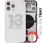 Apple iPhone 13 Pro Max Housing with Small Parts - Silver Pulled A
