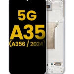 Samsung Galaxy A35 Display + Frame - Iceblue Refurbished