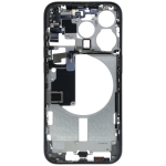 Apple iPhone 15 Pro Middle Frame with Small Parts (No Charger Flex) - Natural Titanium Pulled C