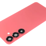 Samsung Galaxy S25 Back Cover + Camera Lens - Coral Red SVP