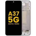 Samsung Galaxy A37 Display + Frame - White Refurbished