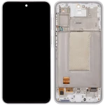 Samsung Galaxy A37 Display + Frame - White Refurbished