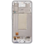 Samsung Galaxy A37 Display + Frame - White Refurbished