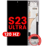 Samsung Galaxy S23 Ultra Display + Frame - Sky Blue Soft Oled (120Hz) AM Plus