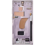 Samsung Galaxy S23 Ultra Display + Frame - Lavender Soft Oled (120Hz) AM Plus