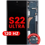 Samsung Galaxy S22 Ultra Display + Frame - Green Soft Oled (120Hz) AM Plus