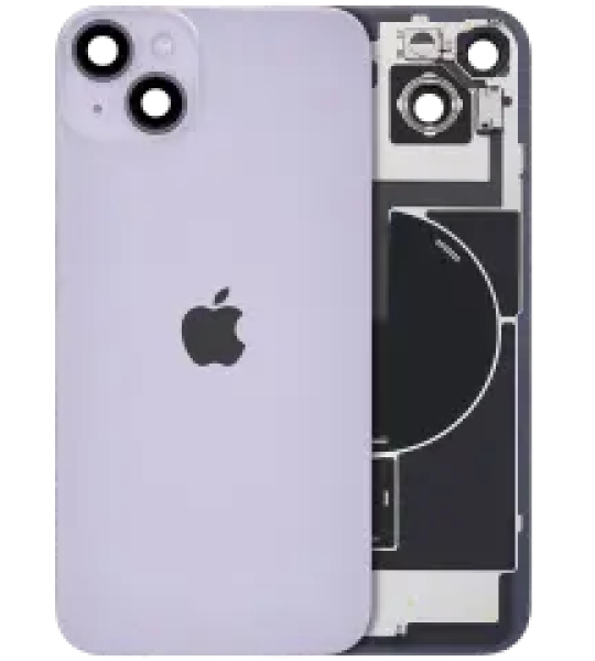 Apple iPhone 14 Plus Back Cover with Magnet Bazel incl NFC and Flash Flex - Purple Service Pack