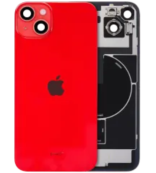 Apple iPhone 14 Plus Back Cover with Magnet Bazel incl NFC and Flash Flex - Red Service Pack