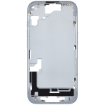 Apple iPhone 15 Middle Frame with Small Parts (No Charger Flex) - Blue Pulled C